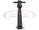 7-7/8 Inch Heavy-Duty Rubber Hood Catch - Includes Brackets and Pin-With Bumper