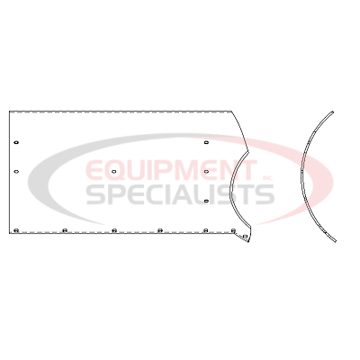(Boss Products) [BAL07519] BLADE SKIN, POLY-V, 8'2, LH (03-)