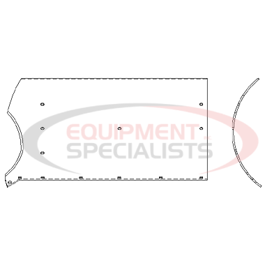 (Boss Products) [BAR07532] BLADE SKIN, POLY-V, 8'2, RH (03-)