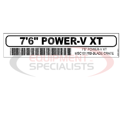 (Boss Products) [MSC16123] DECAL, BLADE ID, 7'6, XT, 09+