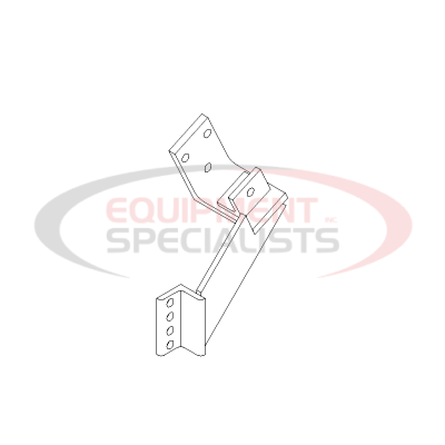 (Boss) [LTA03609-03] ANGLE BRKT, RH, HD3500 91-97 RT [WELD, BLK]