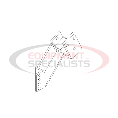 (Boss) [LTA03613-03] ANGLE BRKT, LH, HD3500 91-97 RT [WELD, BLK]