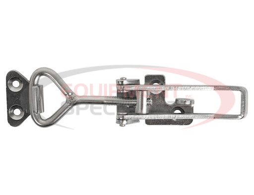 (Buyers) [3049352] 6" Heavy Duty Stainless Steel Adjustable-Grip Draw Latch