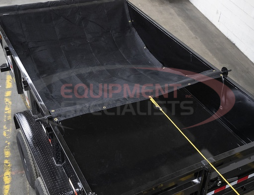 (Buyers) [DTT7018] Dump Tarp Kit (Round Axle), Mesh Tarp, 7 x 18 Foot