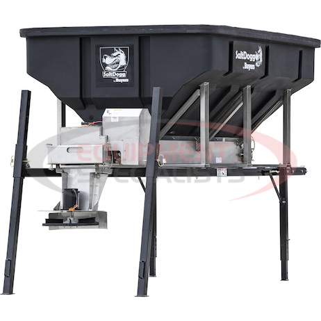 (Buyers) [PRO4000] 4.0 Cubic Yard Electric Poly Hopper Spreader, Auger
