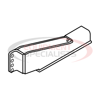 (Boss) [LTA09169-03] ANGLE BRKT, LH, FORD F150, 09UP [WELD, BLK]