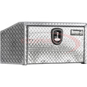 14x12x24 Inch Diamond Tread Aluminum Underbody Truck Box With Slanted Back