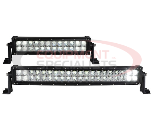 (Buyers) ULTRA BRIGHT DUAL ROW LED CLEAR CURVED COMBINATION SPOT-FLOOD LIGHT BAR