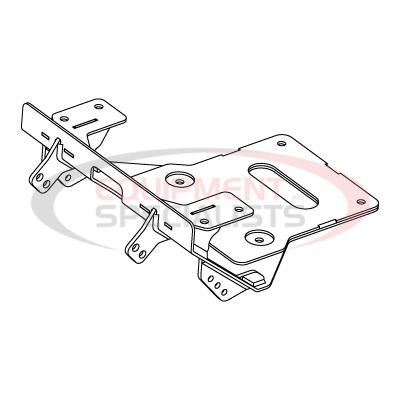 SKID PLATE WLDT, JD GTR 835/865, 18+ [BLAK]