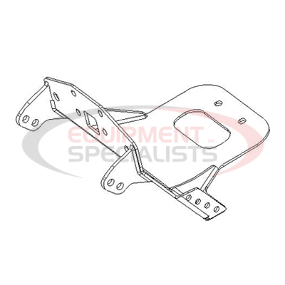 (Boss) [LTA12591-03] SKID PLATE ASM, JD GATOR, 08-10 [WELD] [BL