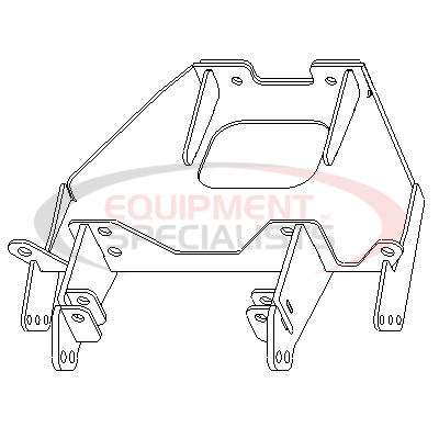 (Boss) [LTA12661-03] SKID PLT ASM, UTV, KUBOTA 1100 [WELD] [BLA