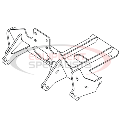 (Boss) [LTA12681-03] SKID PLT ASM, UTV, CLUB CAR XRT1550 [WELD]