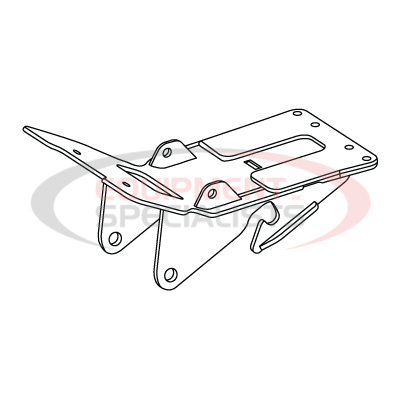 (Boss) [LTA12781-03] SKID PLT, UC, HONDA RANCHER, 14+ [WELD] [
