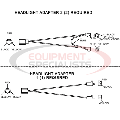 ADAPTER-LIGHT, GM 88-89 (4 LAMP) 11PIN