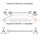 ADAPTER-LIGHT, FORD 92-04, RNGR98-08, 11PIN