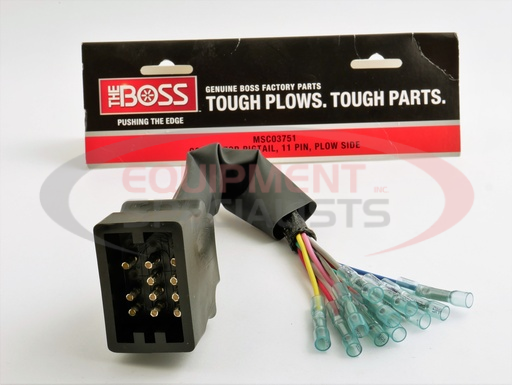 (Boss) [MSC03751] CONNECTOR, PIGTAIL 11PIN (PLOW SIDE)