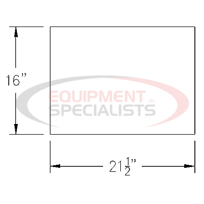 (Boss) [MSC03906] BELTING/CTR, 16 X 21-1/2
