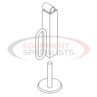 (Boss) [MSC04048] KICKSTAND, LEG ASSEMBLY (W/ADJ PAD)