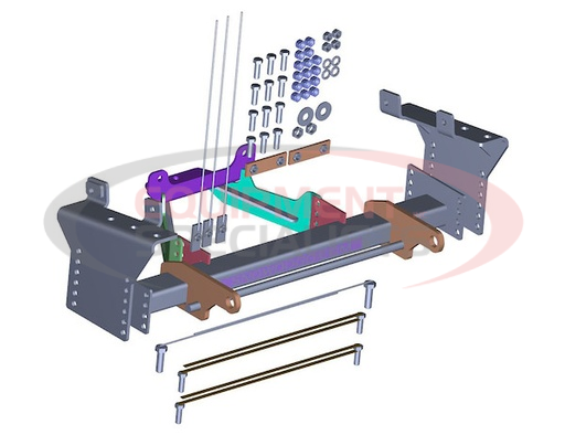 (Buyers) [16061165A] SnowDogg? MD Series Mount for 2008-2016 Ford? F250
