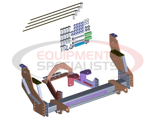 (Buyers) [16062115A] SnowDogg? MD/VMD Series Vehicle Mount for GM?/Chevy? 1500 (2007-2013)