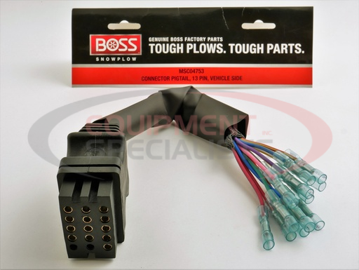 (Boss) [MSC04753] CONNECTOR PIGTAIL, 13PIN, VEH SIDE