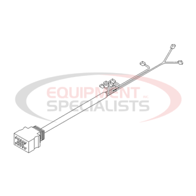 CONNECTOR PIGTAIL W/EXT, 13PIN, PLOW SIDE