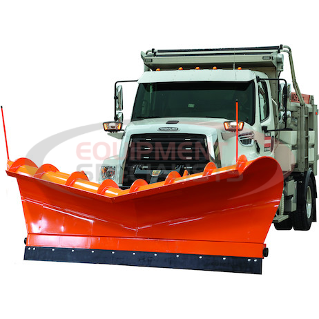 (Buyers) [1663410202] Expressway Plow - 11 Foot Carbon Steel Blade, Trip Edge, Swivel, 4 Inch Cylinders