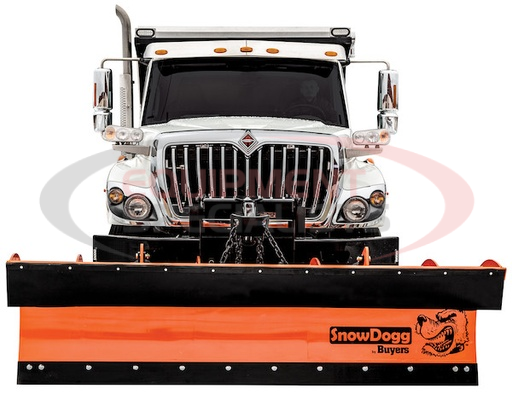 (Buyers) [1666110100] SnowDogg? Full Trip Steel Municipal Plow Assembly 10 Foot x 36 Inch-Drop Pin