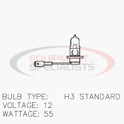(Boss) [MSC12272] REPLACEMENT BULB, HEADLIGHT, 55W HALOGEN
