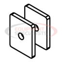 SHIM, BUMPER, V, ATV/UTV [BLACK]