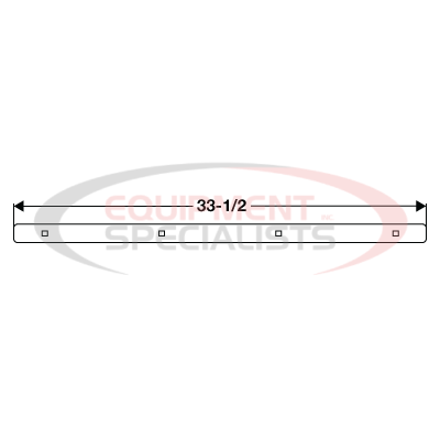 (Boss) [MSC13074-03] STRAP, SNOW DEFLECTOR, UTV, POWER-V, XT [BLA]