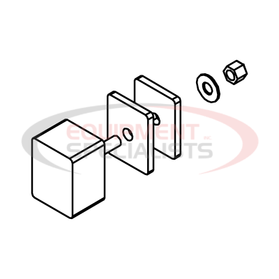(Boss) [MSC13449] KIT-BUMPER STOP, ATV/UTV, V