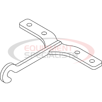 (Boss) [MSC17556-03] YOKE, TRIP SPRING RT3 10'V, DXT [WELD, BLK]