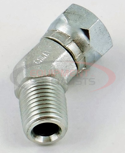 (Western) [92190K] SWIVEL HOSE FITTING 1/4"X45DEG