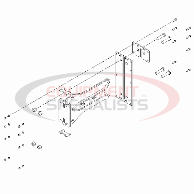 (Boss) [BXP16900] WING PACK ASM, BACK HOE, BXP
