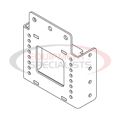 FRONT PLT ASSY, JOHN DEERE 3 [BLACK]