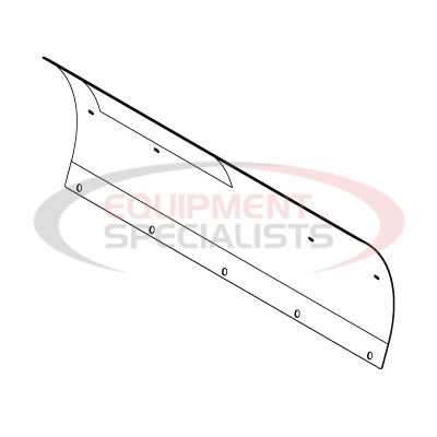 (Boss) [STB16350] BLADE SKIN, POLY, 4'0", ATV/UTV, 17+