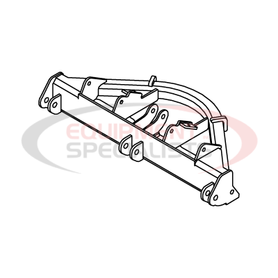 (Boss) [STB19125-03] PUSHFRAME ATT BAR, RT3 STR EXT [WELD, BLK]
