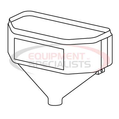 (Boss) [TGS11314] HOPPER W/ LATCH, 3 CU FT