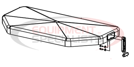 (Boss) [TGS11315] COVER W/ LATCH, 3 CU FT