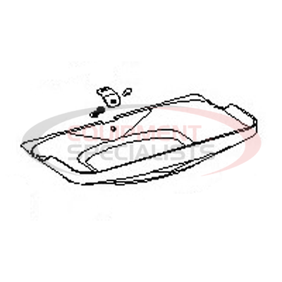 (Boss) [TGS15580] POLY CHUTE WITH HARDWARE, 2 STAGE, TGS