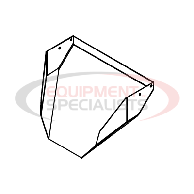 (Boss) [VBS14450] CHUTE, STAINLESS STEEL, VBOX [WELD]