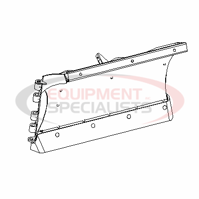 BLADE HALF W/EDGEPOLY, RT3, LEFT, 8'2, FCE