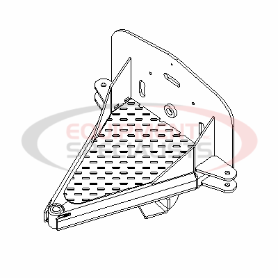 (Boss) [VHD06210-03] PUSHFRAME, TRIPEDGE SKDSTR [WELD, BLACK]