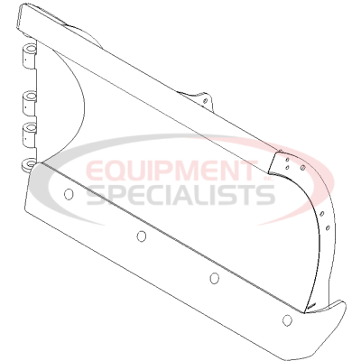 (Boss) [BAL16000] BLADE HALF W/EDGE, RT3, LEFT, 7'6, FCE, 09+