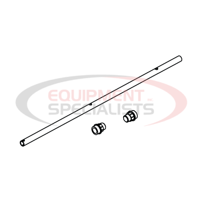 (Boss) [WBS15858] DRIVE SHAFT W/2 BEARINGS, BROADCAST, 16+