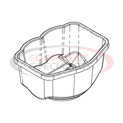 HOPPER, 100 LB, POLY, BRCAST, 17+