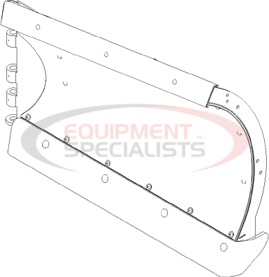 BLADE HALF W/EDGE, RT3, LH, 8'2, POLYXT, 09+