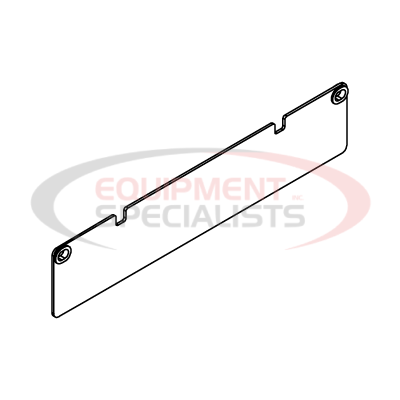 REAR DEFLECTOR, 100LB, SS, BRCAST, 17+