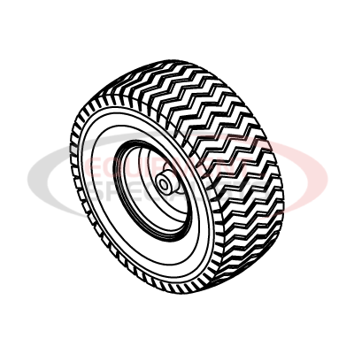 (Boss) [WBS15972] WHEEL, 100 LB, BRCAST, 17+